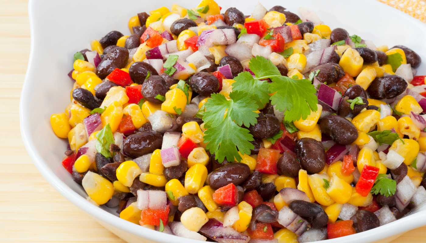 Healthy pregnancy recipes three bean salad